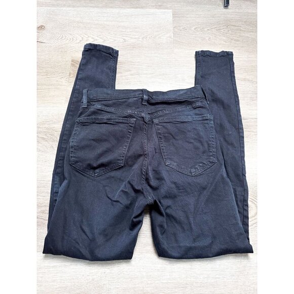 Topshop Jamie Skinny High Rise Black Denim Jeans 28 32 - Picture 3 of 13